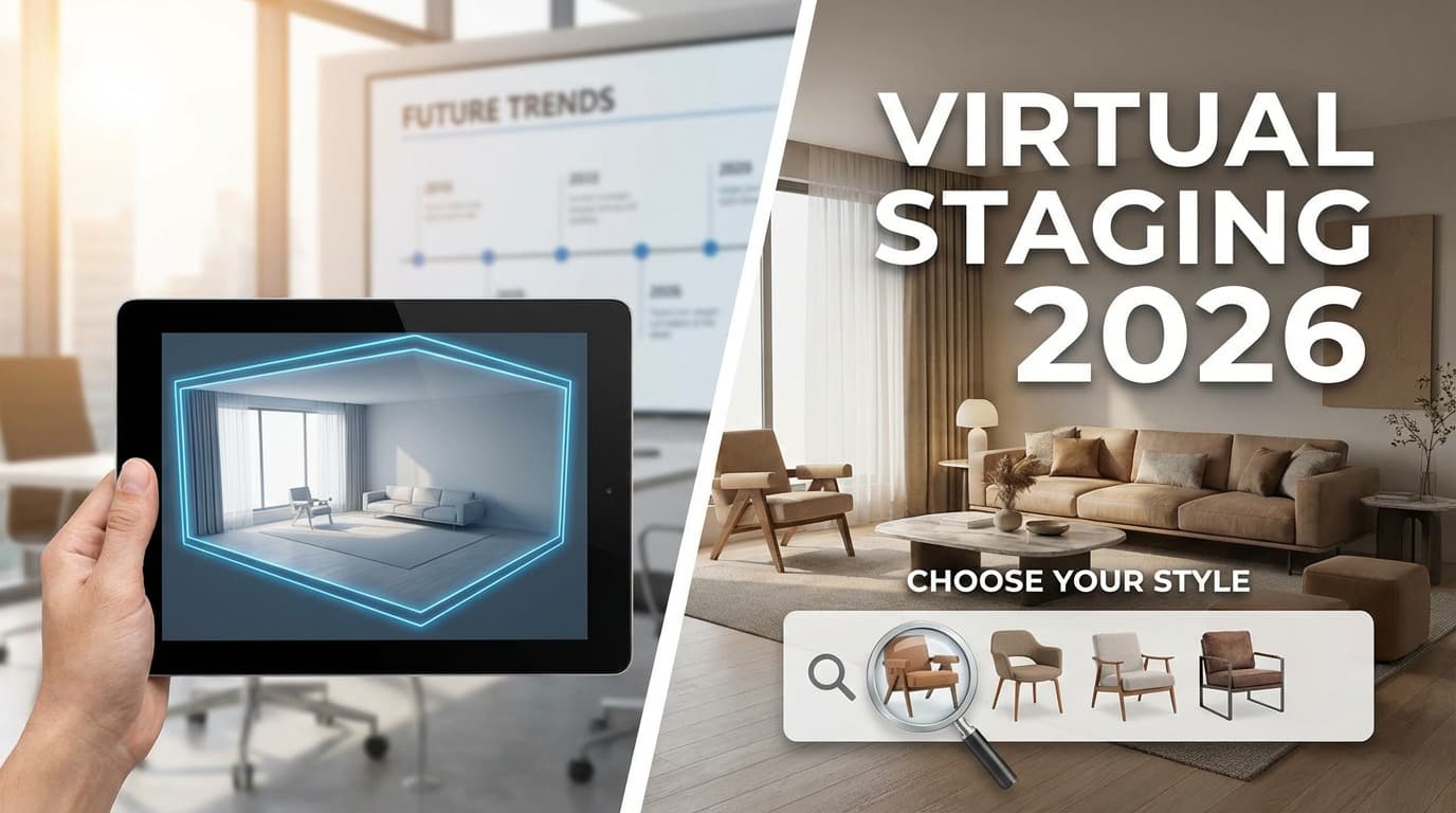 Virtual staging furniture styles