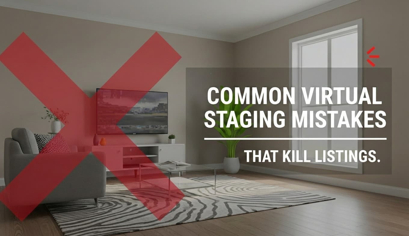 Common virtual staging mistakes