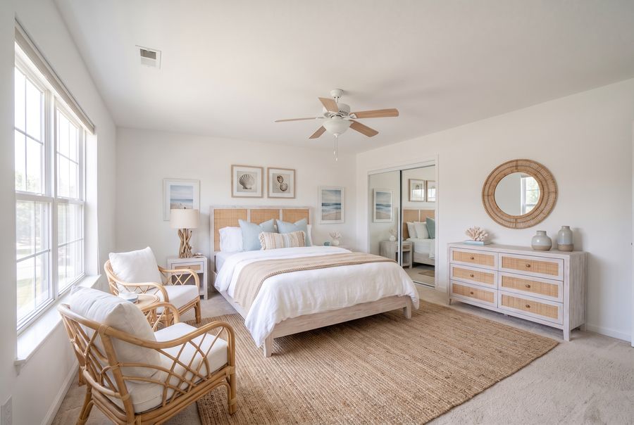 Coastal virtual staging style
